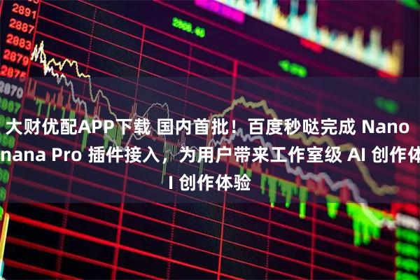 大财优配APP下载 国内首批！百度秒哒完成 Nano Banana Pro 插件接入，为用户带来工作室级 AI 创作体验